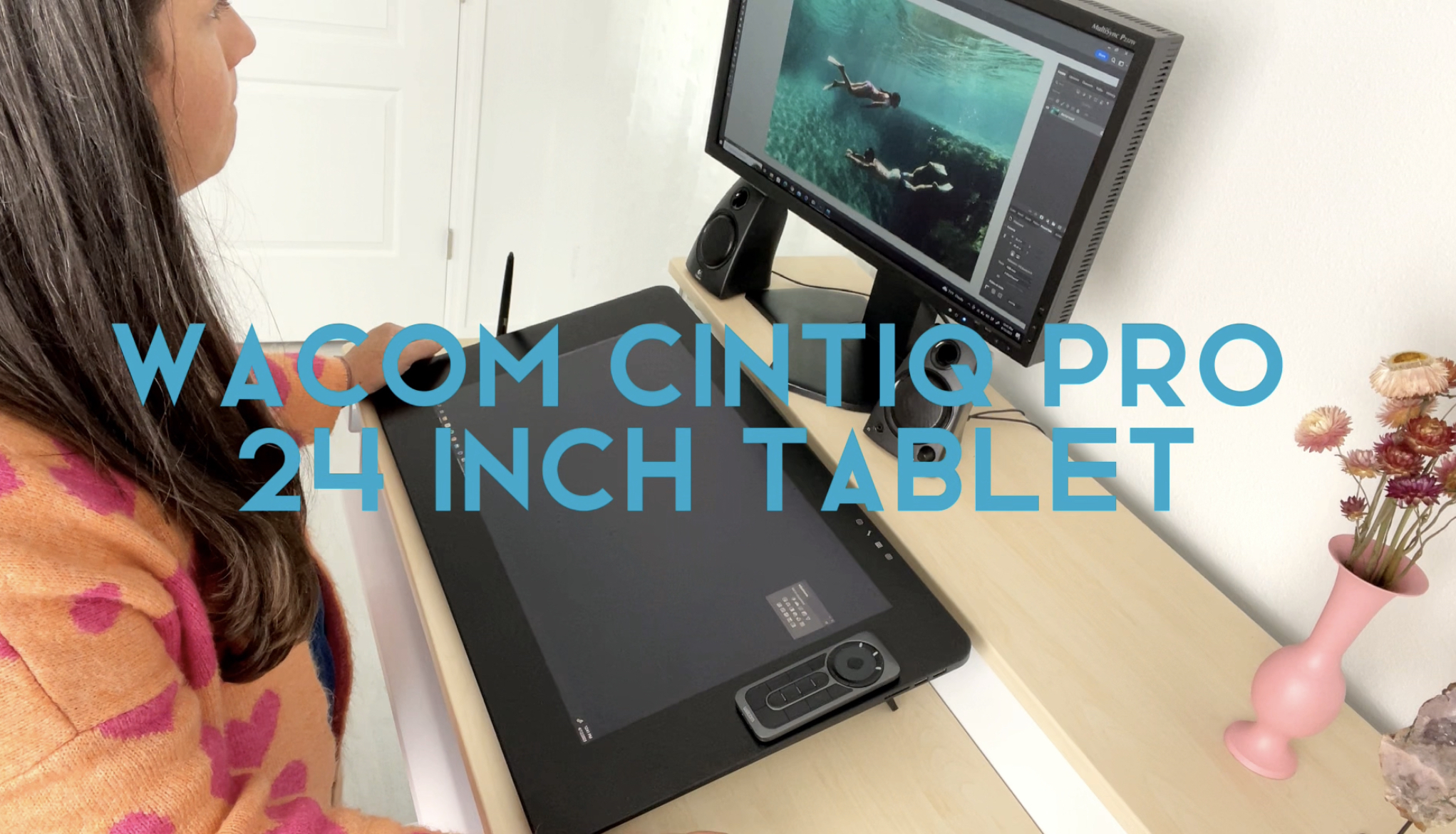 Watch How I use the Wacom Cintiq Pro 25 inch pro tablet! on Amazon